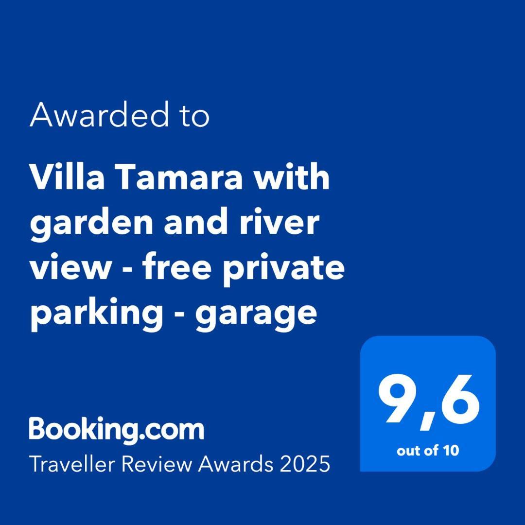 Villa Tamara With Garden And River View - Free Private Parking - Garage Mostar Ngoại thất bức ảnh